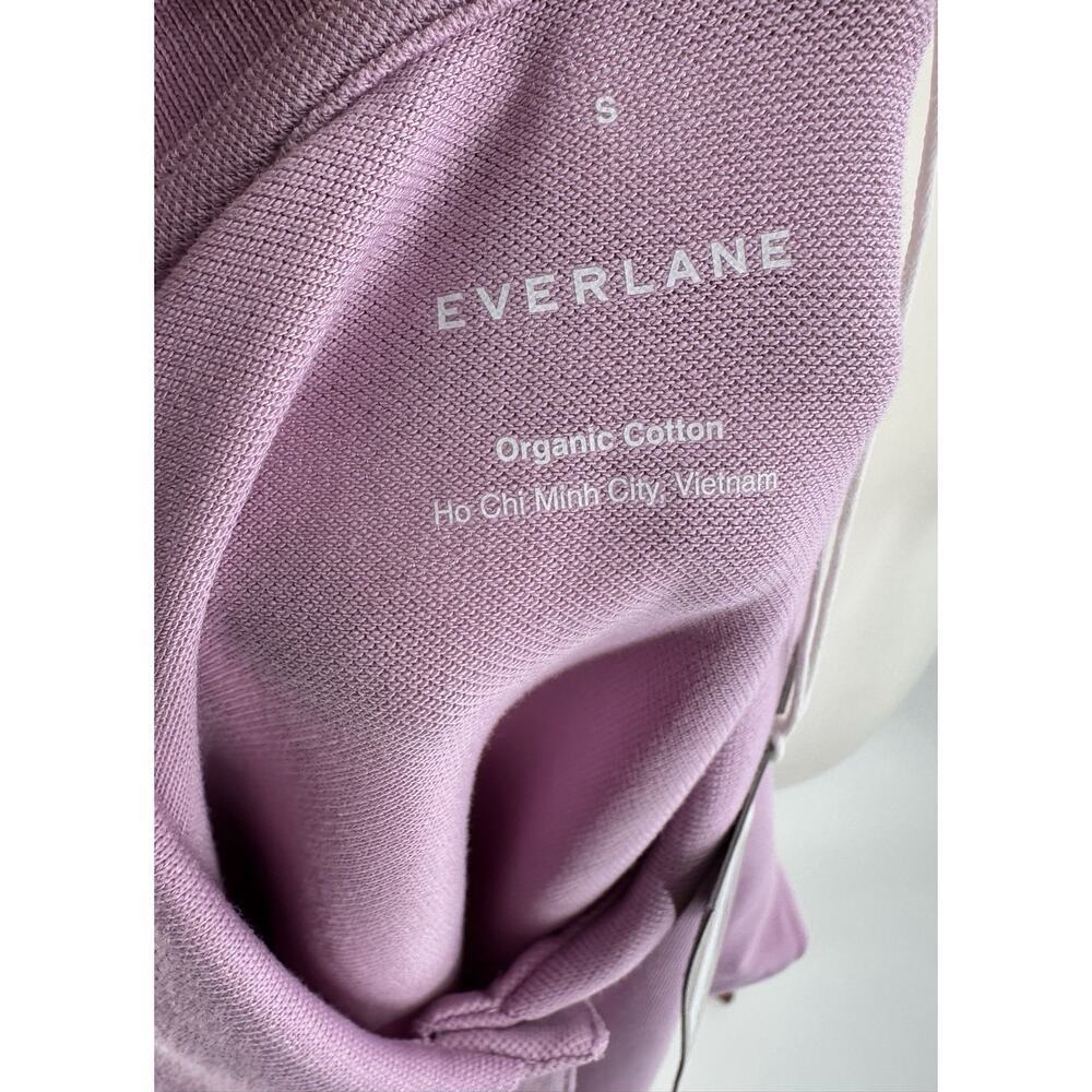 Everlane Women’s Organic Cotton Polo Shirt Pink Short Sleeve Pullover Top Sz S - Picture 7 of 9
